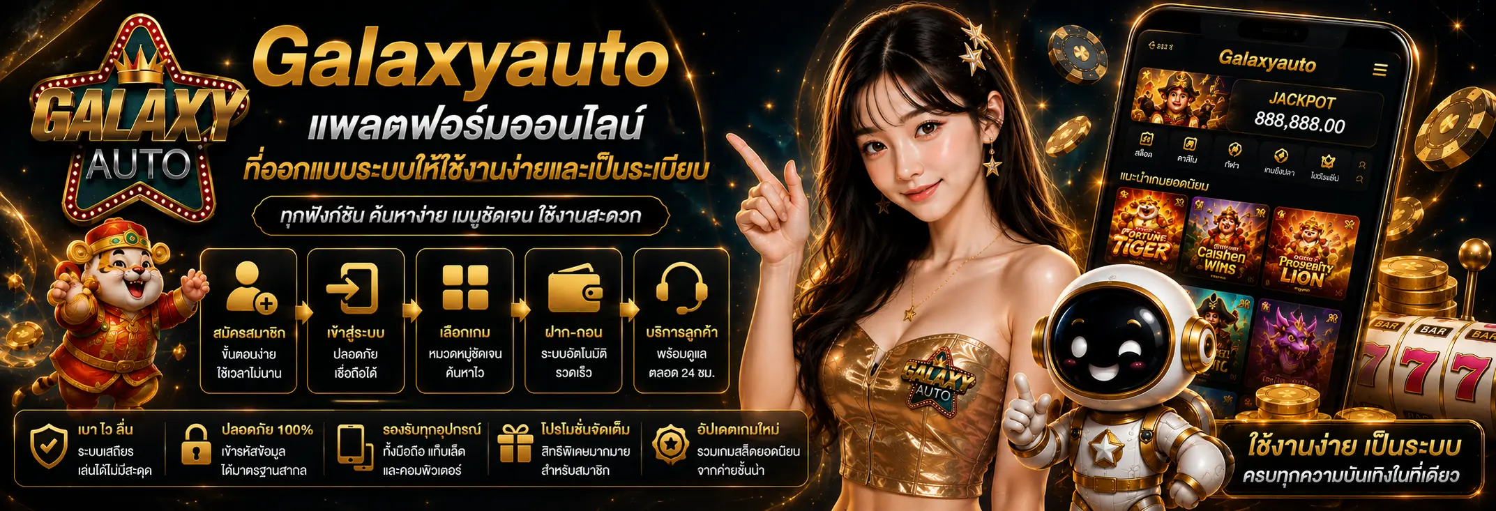 เกี่ยวกับ Galaxyauto แพลตฟอร์มออนไลน์ที่ออกแบบระบบให้ใช้งานง่ายและเป็นระเบียบ