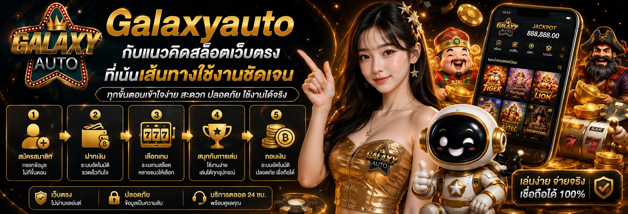 แนวคิดสล็อตเว็บตรงที่เน้นเส้นทางใช้งานชัดเจน